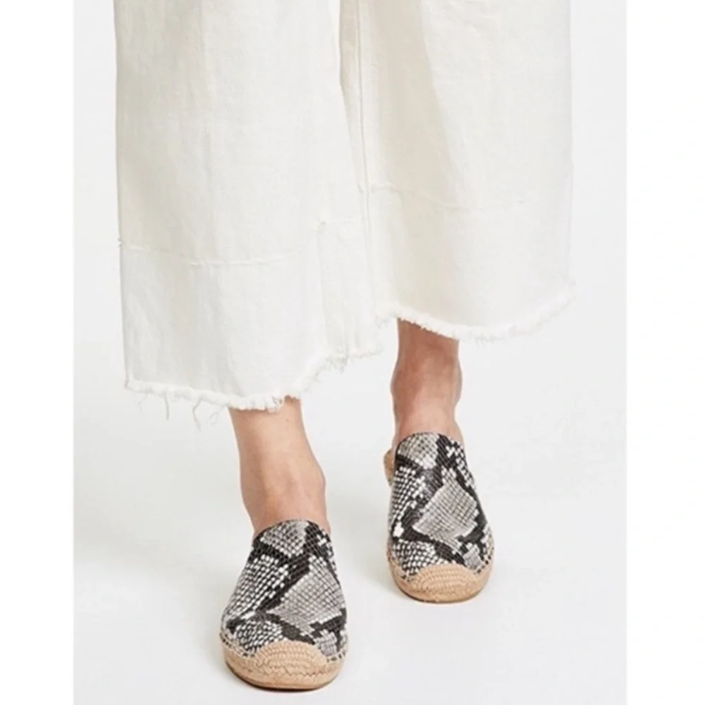 Tory Burch Snake Espadrille Slide | Size 6